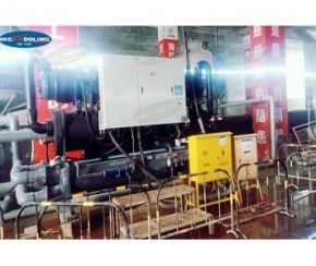500HP螺桿式冷水機用于廣州地鐵